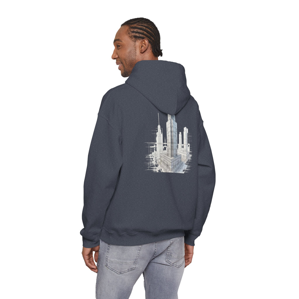 "Inner Architect" Hoodie Sweatshirt- Sleeve Printed Affirmation