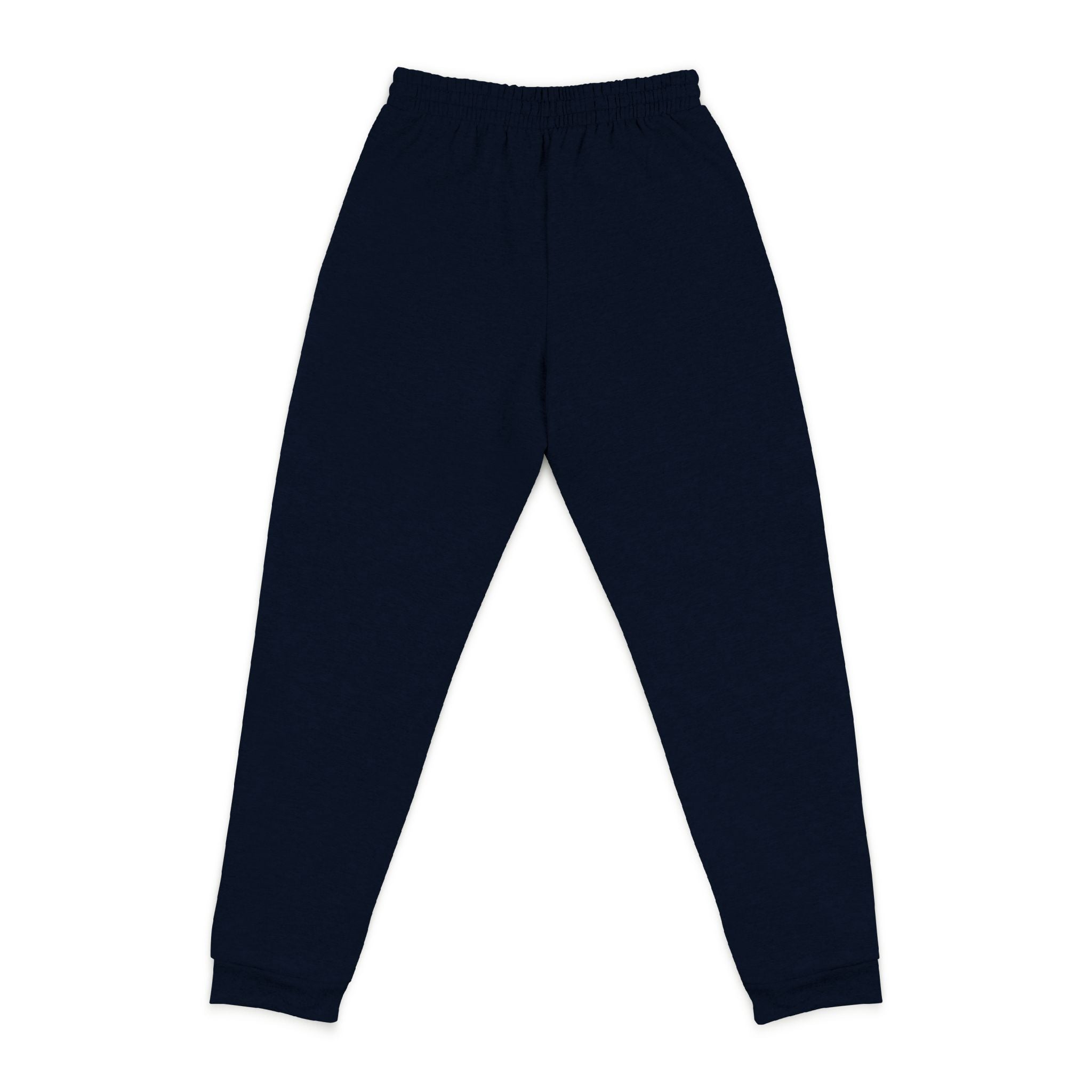 Embroidered Tree Logo Joggers — Cozy Grey Sweatpants with Small Chest Stitching
