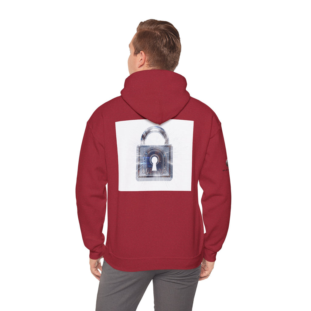 “Source Lock” Hoodie Sweatshirt- Sleeve Print Affirmation