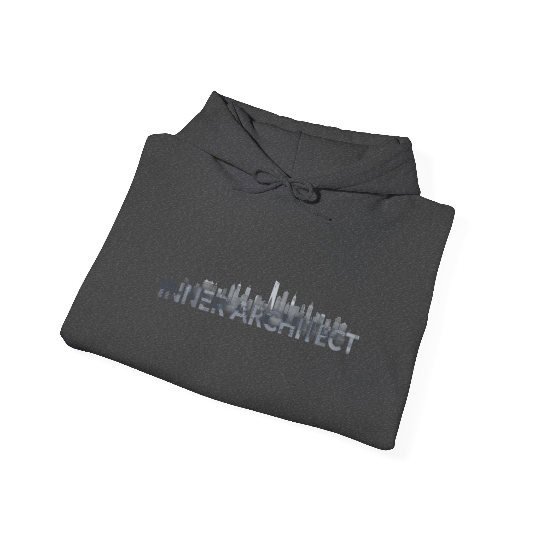 "Inner Architect" Hoodie Sweatshirt- Sleeve Printed Affirmation