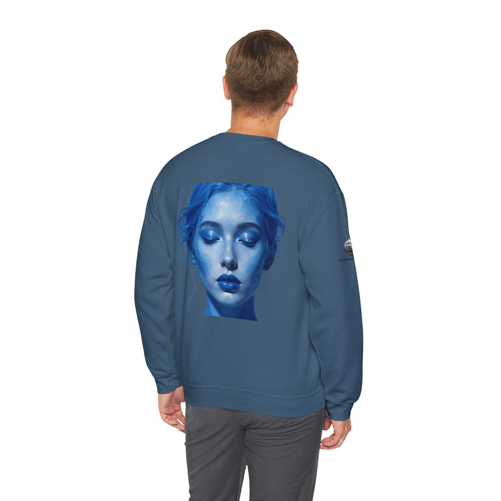 “Flow State” Crewneck Sweatshirt- Sleeve Print Affirmation