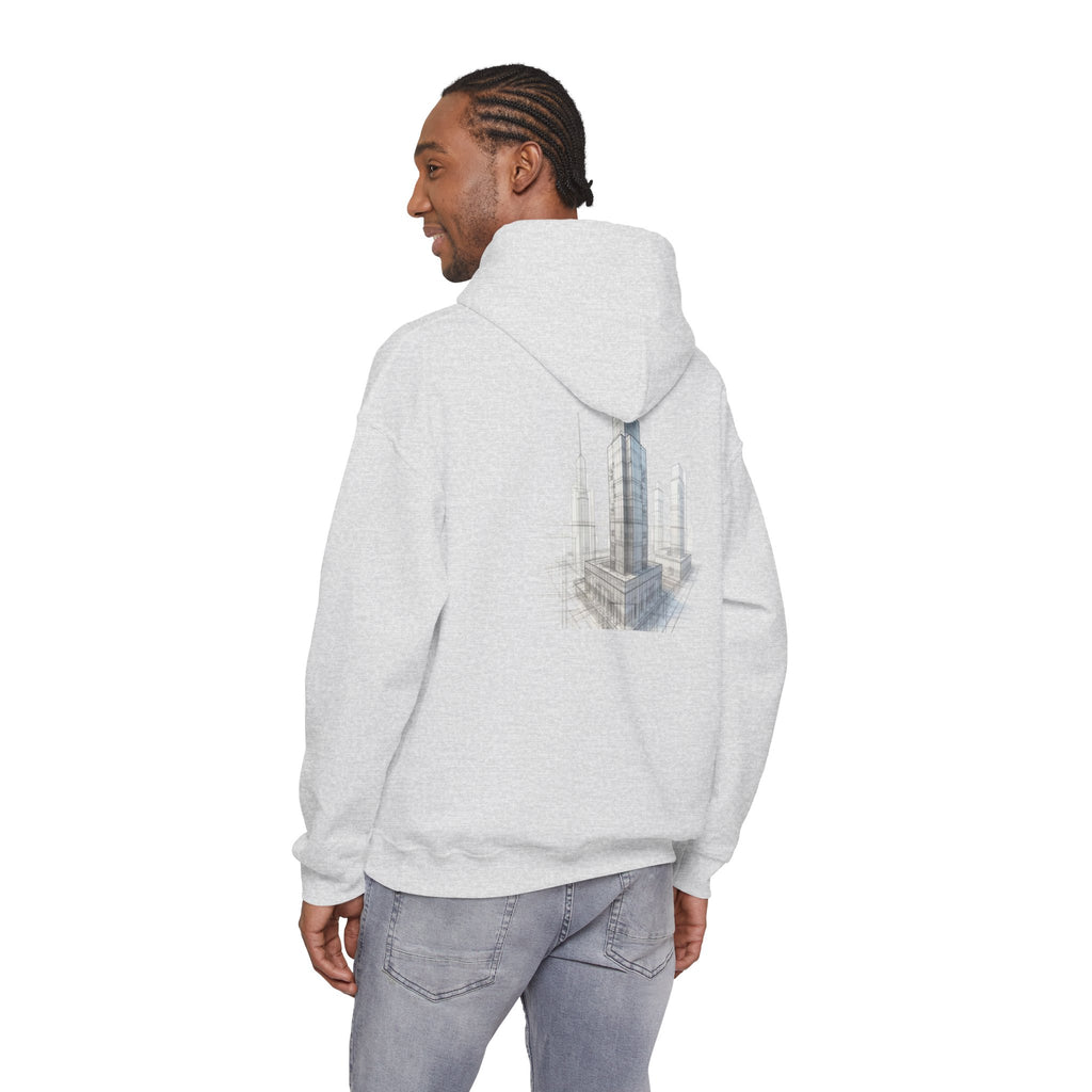 "Inner Architect" Hoodie Sweatshirt- Sleeve Printed Affirmation