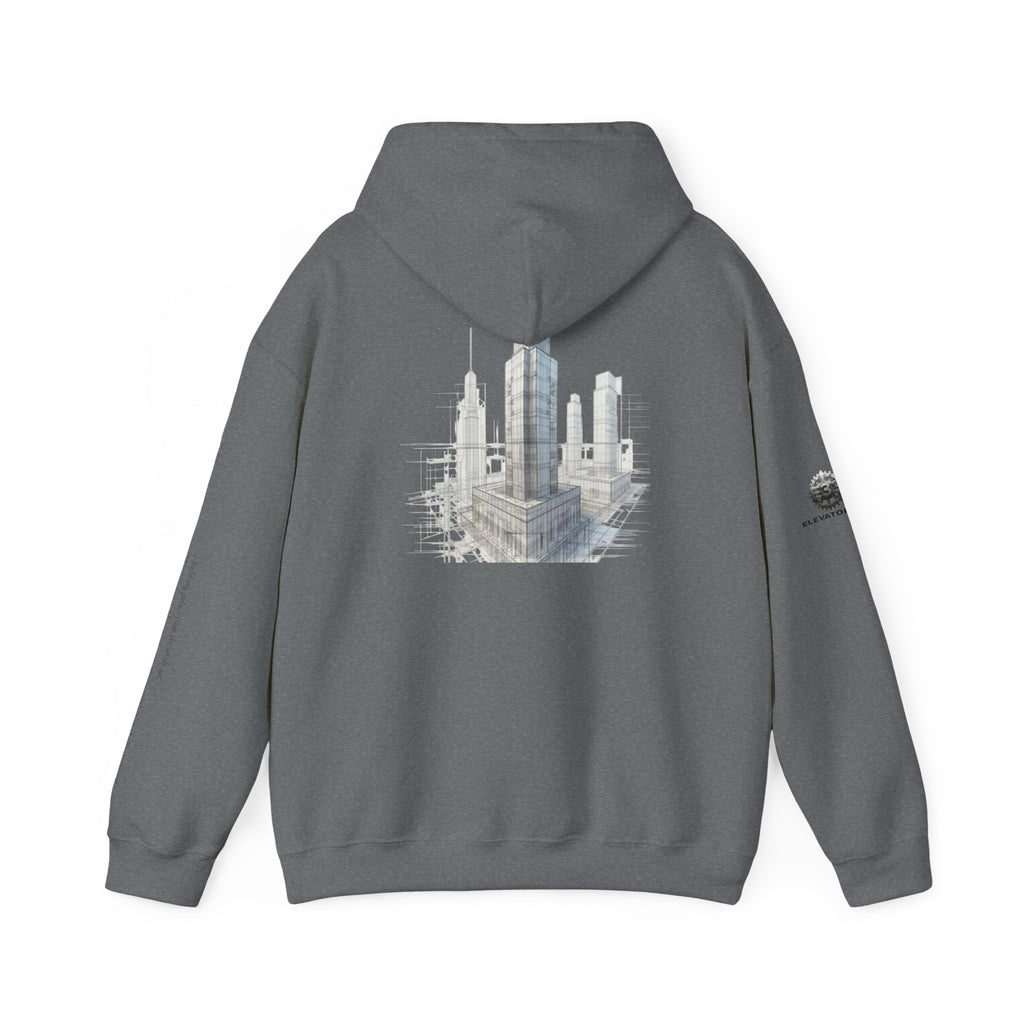 "Inner Architect" Hoodie Sweatshirt- Sleeve Printed Affirmation