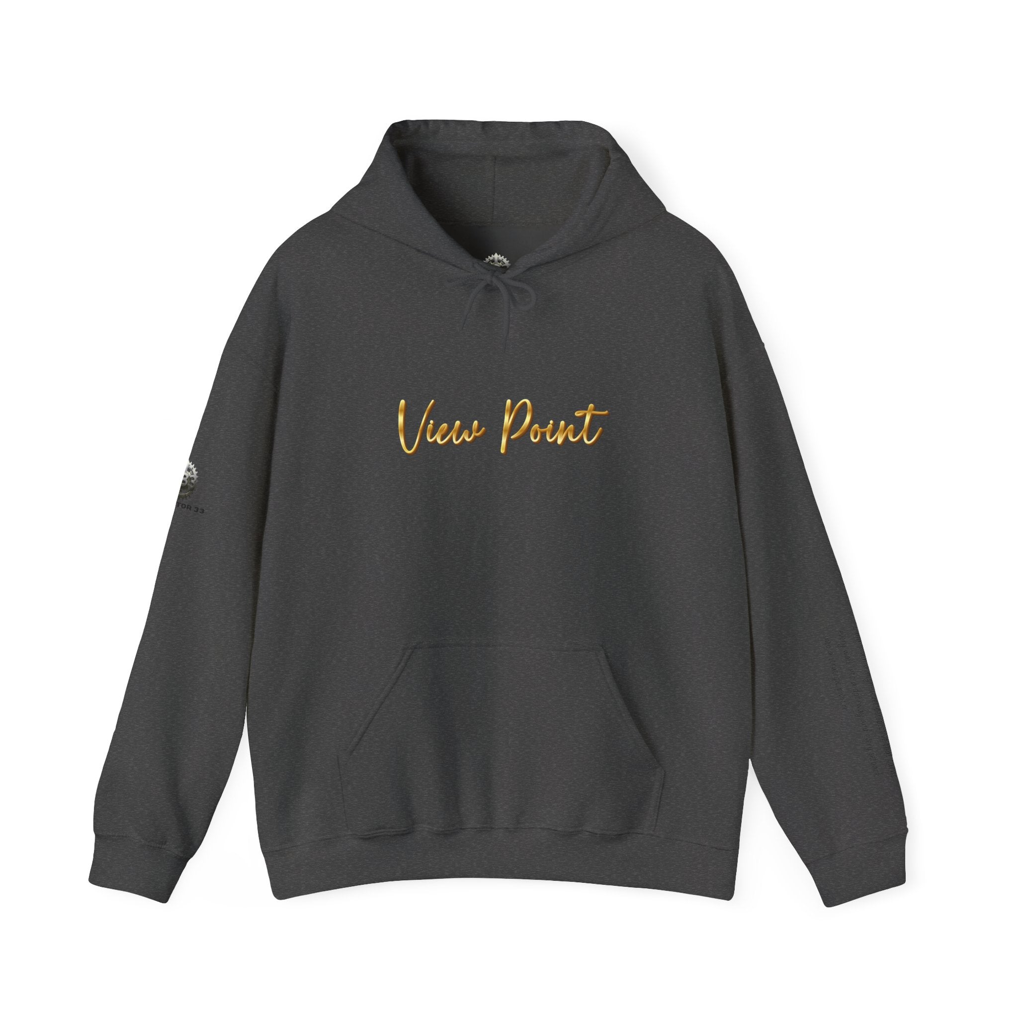 “View Point” Hoodie- Sleeve Print Affirmation