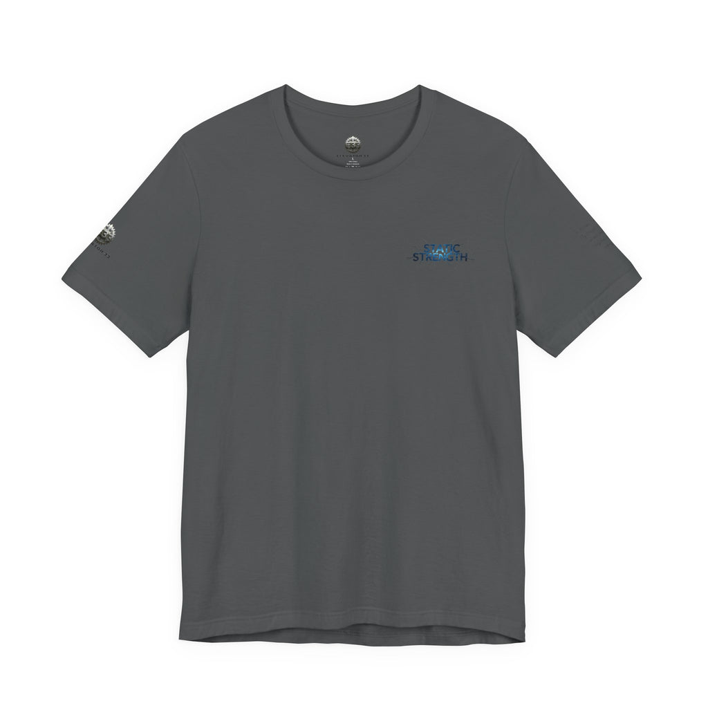 Static Strength T-Shirt — 'In the chaos, I am unmoving' Motivational Tee