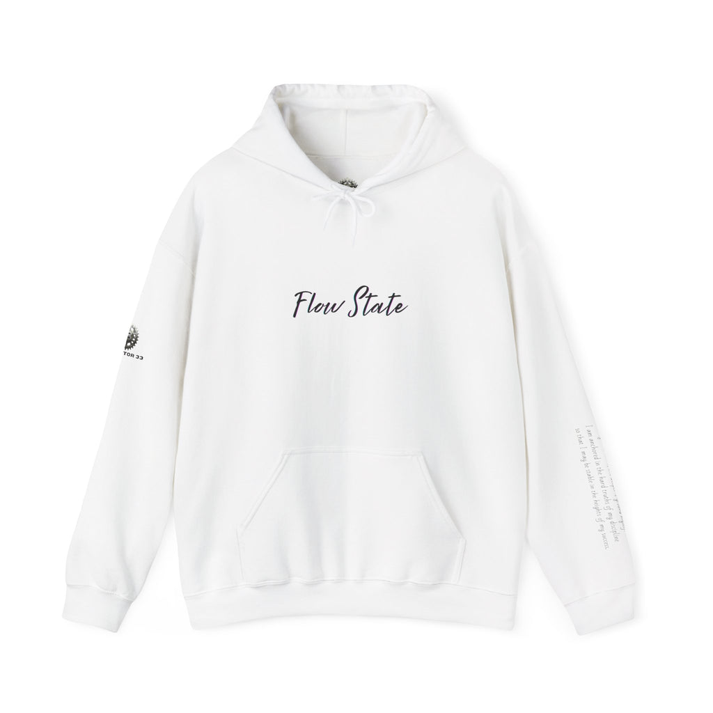 “Flow State” Hoodie- Sleeve Printed Affirmation