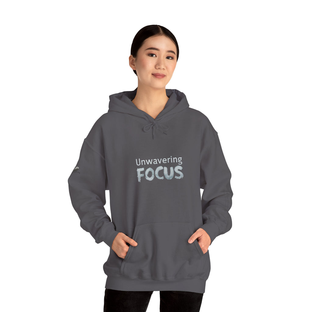 “Unwavering Focus” Hoodie- Sleeve Print Affirmation