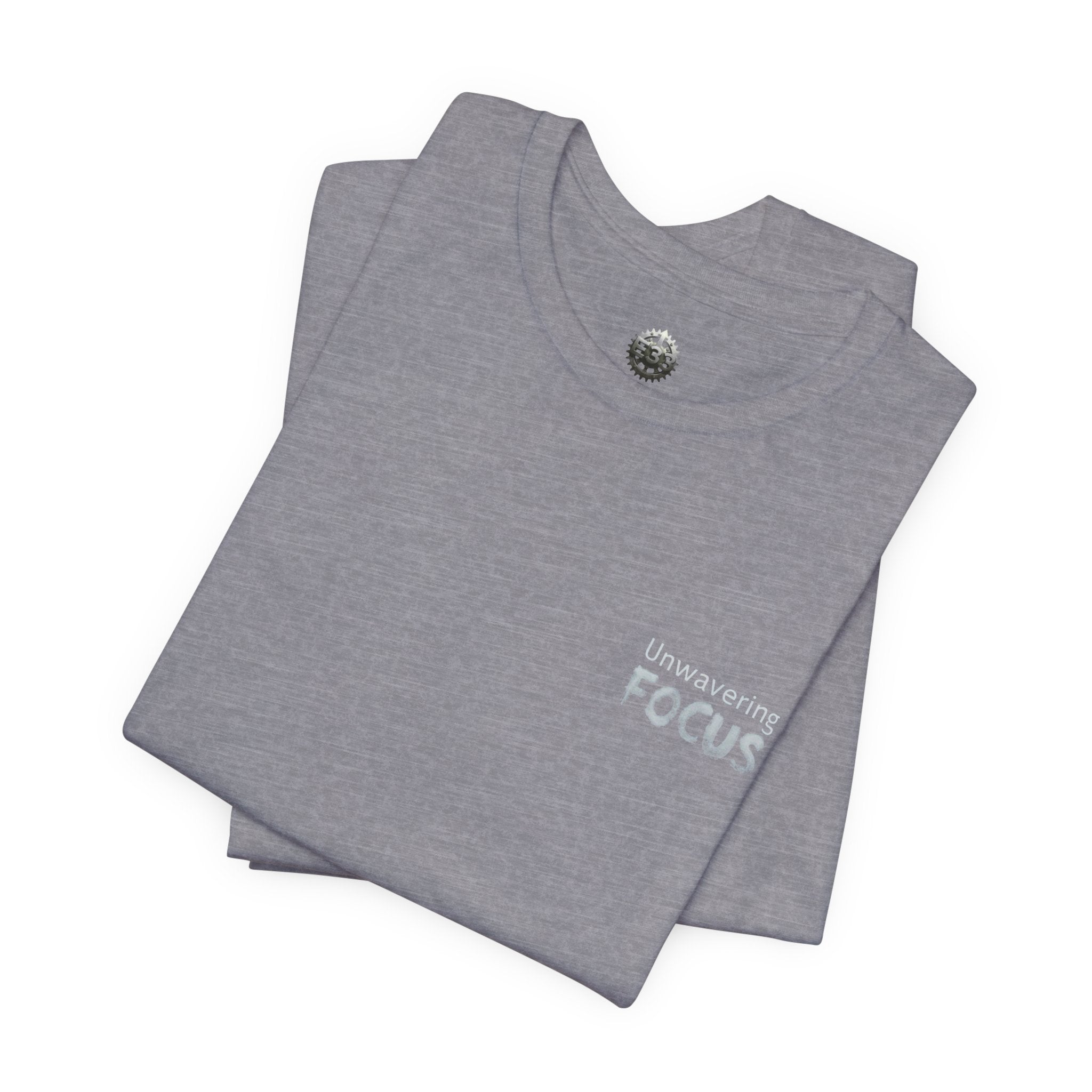 Unwavering Focus Tee — Affirmation Sleeve Graphic T-Shirt