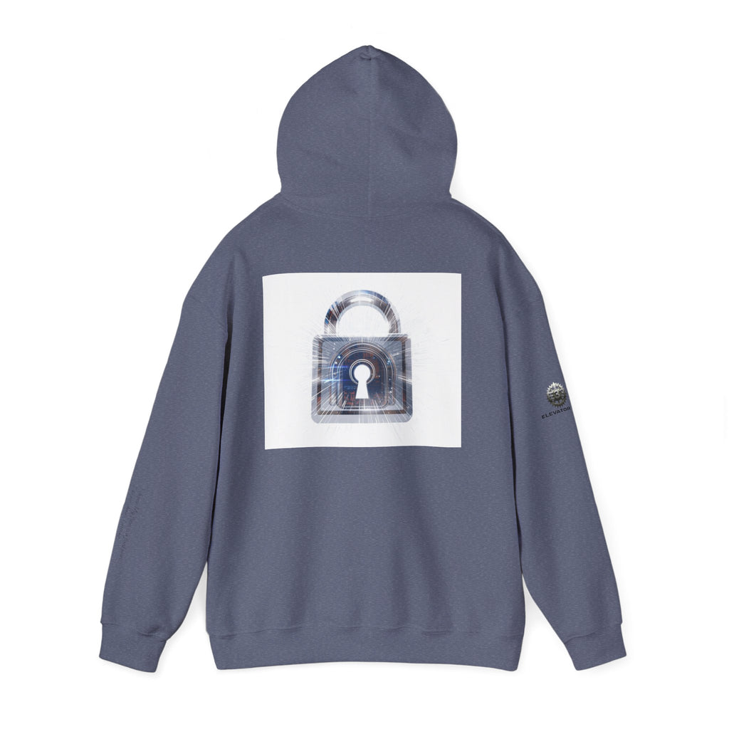 “Source Lock” Hoodie Sweatshirt- Sleeve Print Affirmation