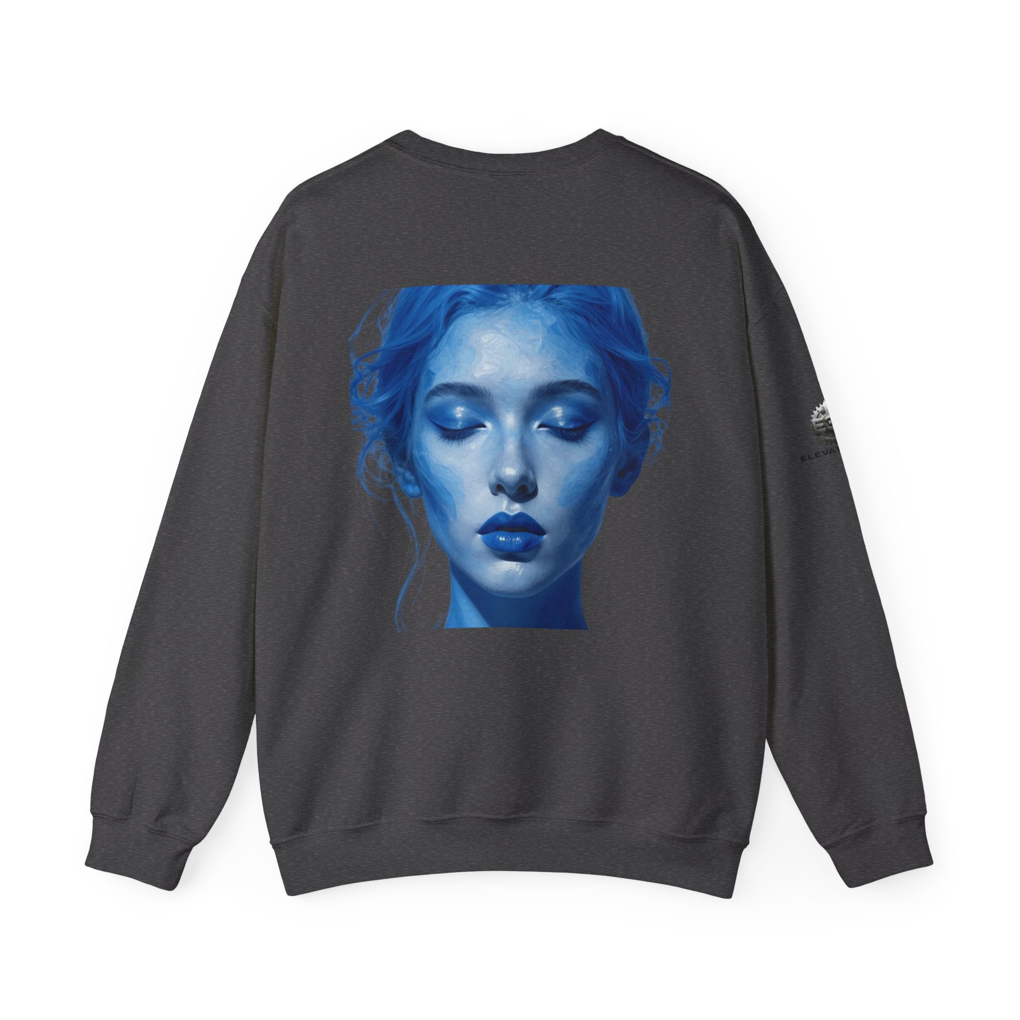 “Flow State” Crewneck Sweatshirt- Sleeve Print Affirmation