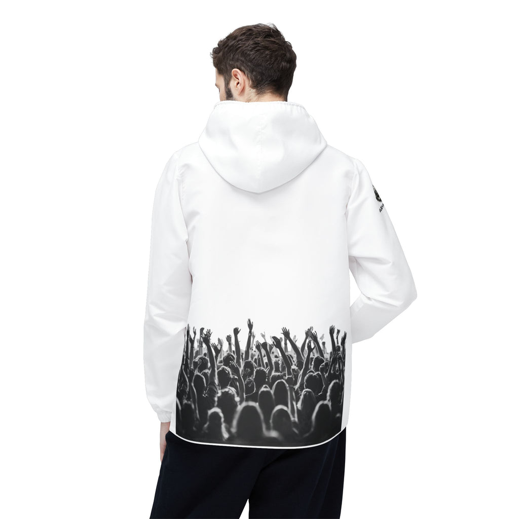 Copy of Graphic Debut Windbreaker Jacket — Elevator33 Logo, Cheering Crowd Back Print
