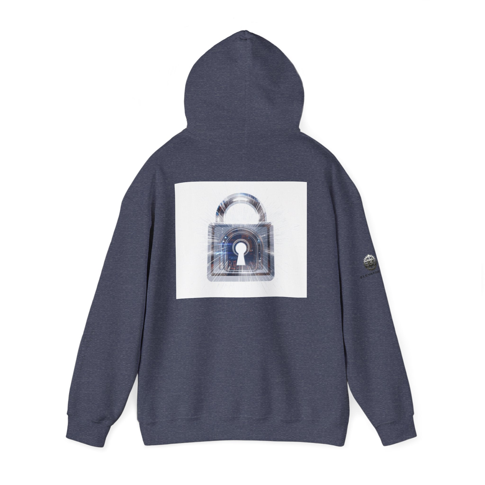 “Source Lock” Hoodie Sweatshirt- Sleeve Print Affirmation