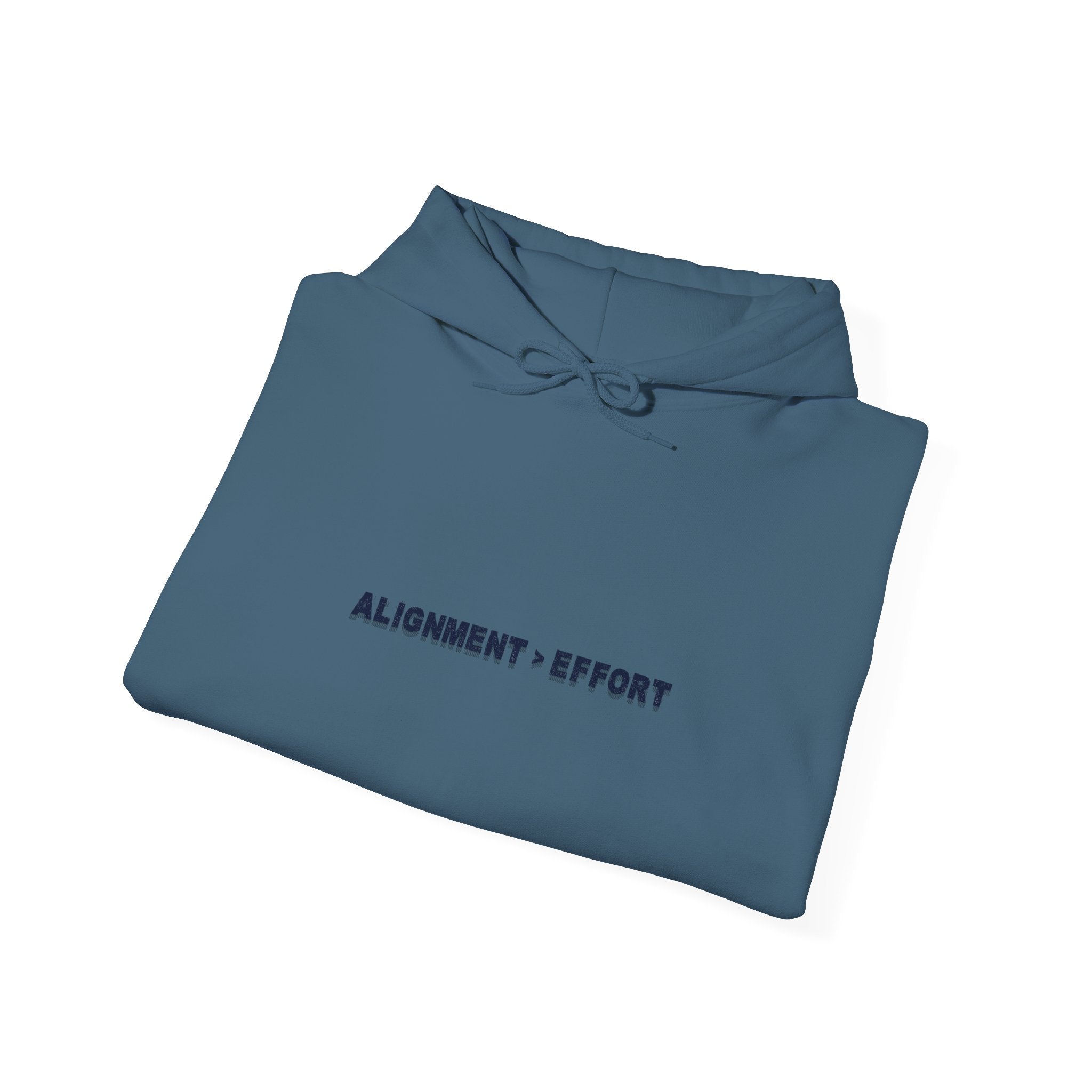 “Alignment > Effort” Hoodie - Sleeve Print Affirmation