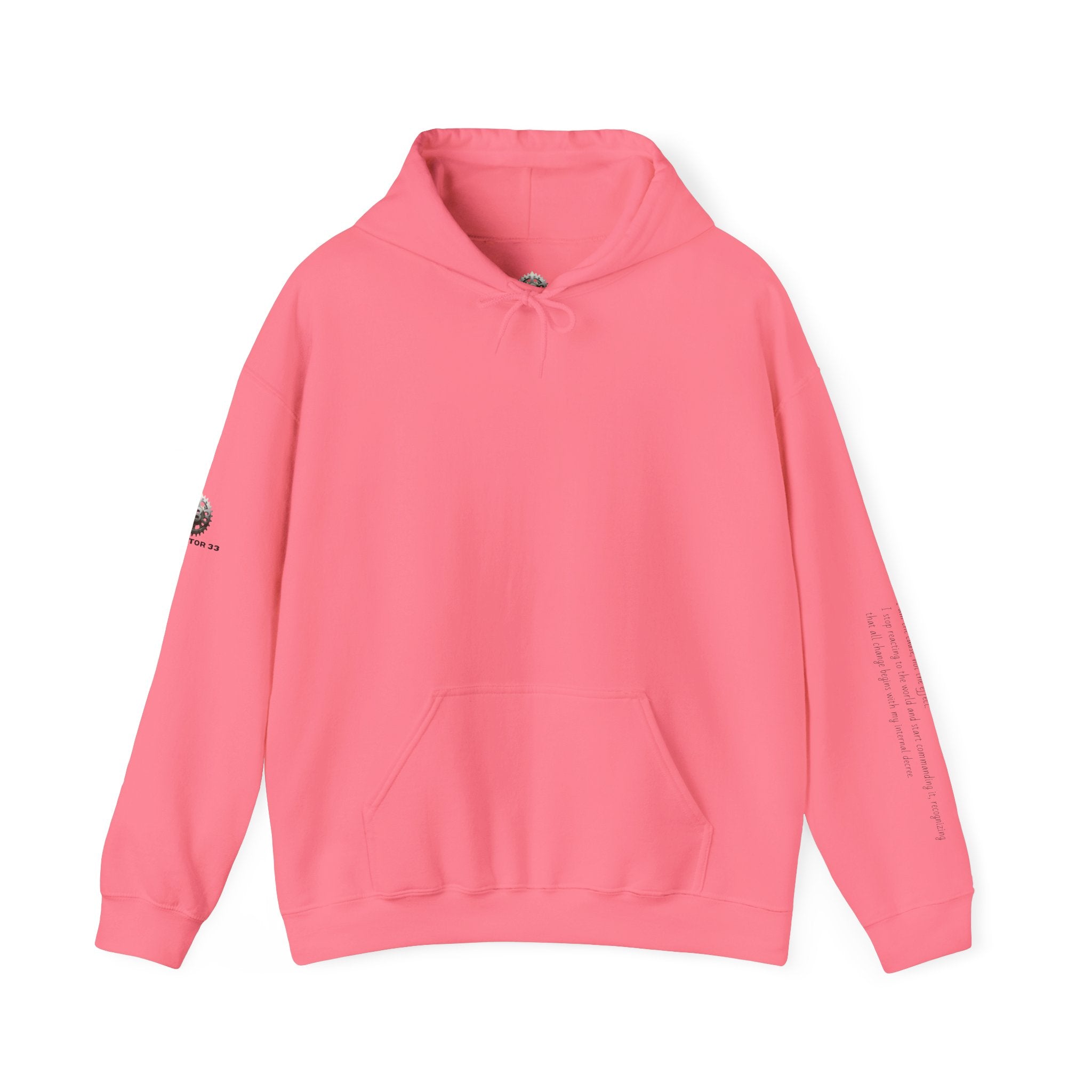 “Core Radiance” Hoodie-  Sleeve Print Affirmation