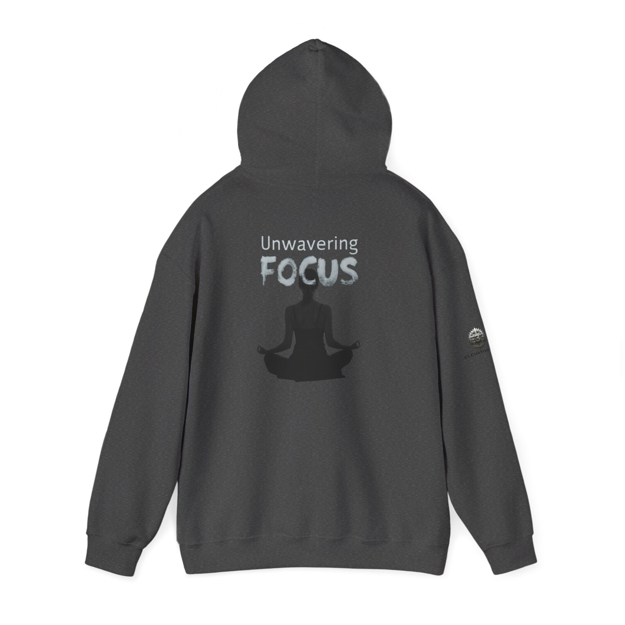 “Unwavering Focus” Hoodie- Sleeve Print Affirmation