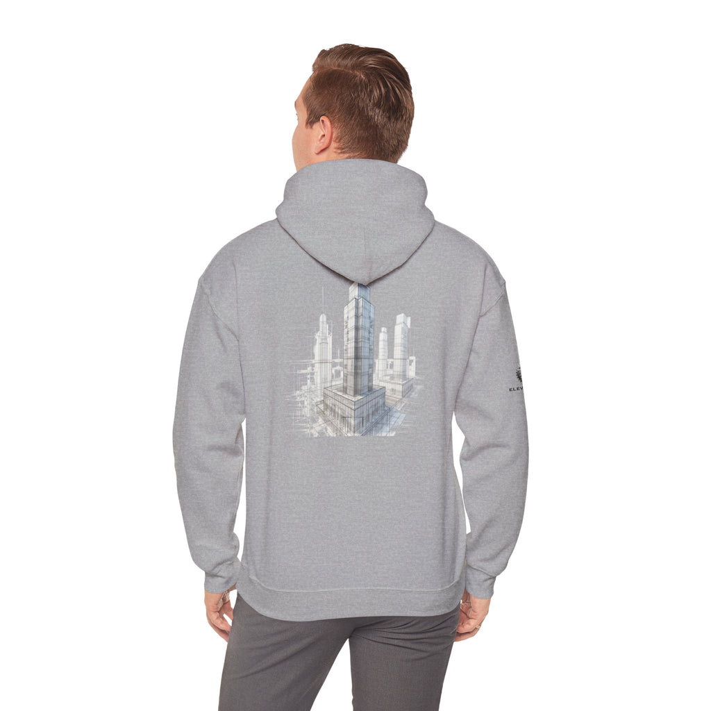 "Inner Architect" Hoodie Sweatshirt- Sleeve Printed Affirmation