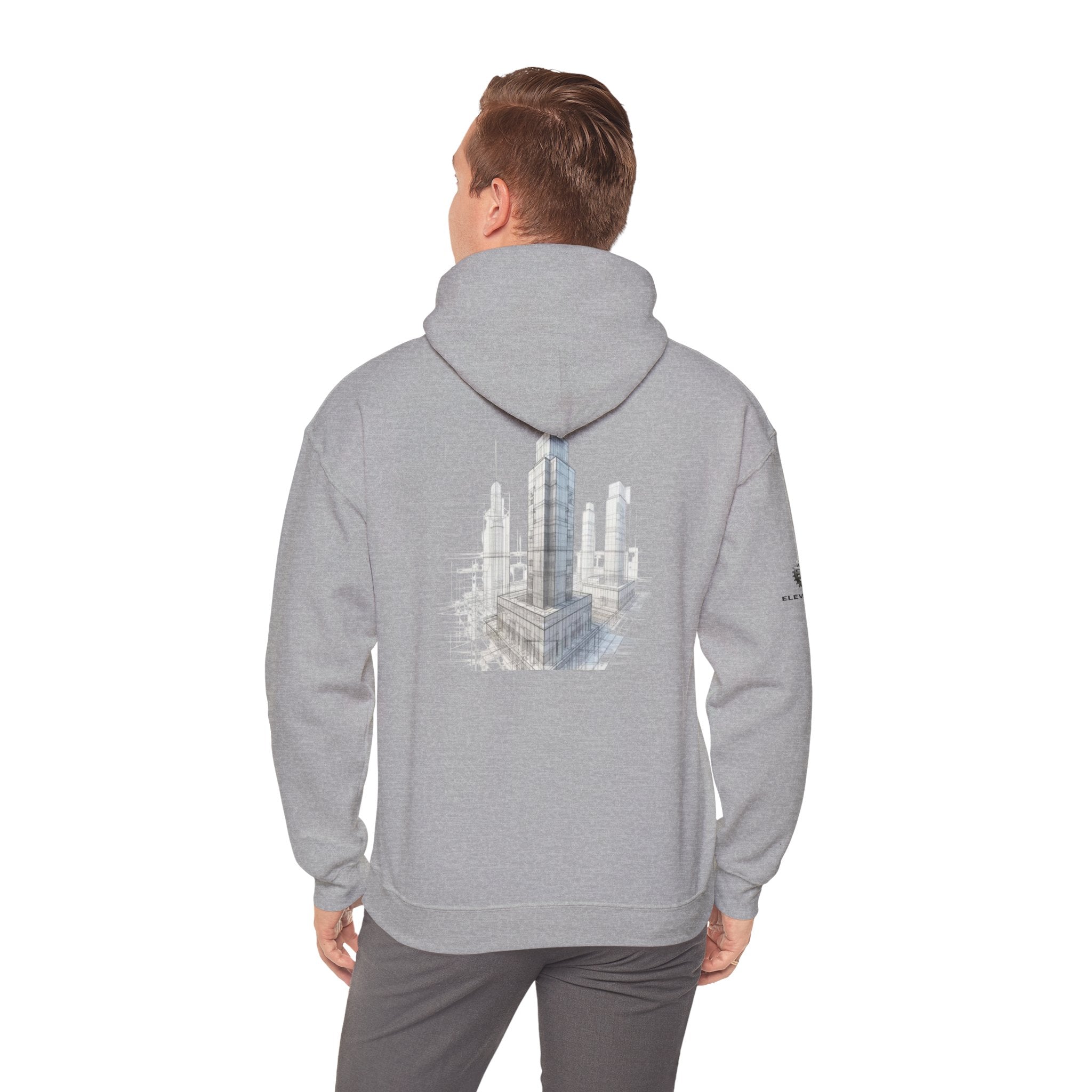 "Inner Architect" Hoodie Sweatshirt- Sleeve Printed Affirmation
