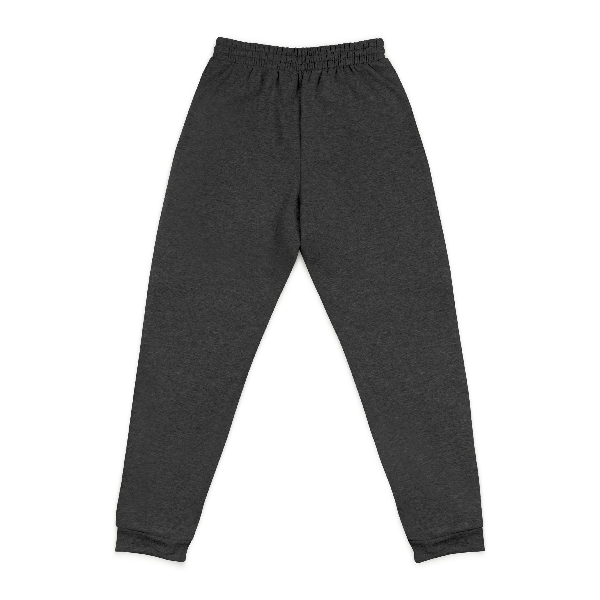 Embroidered Tree Logo Joggers — Cozy Grey Sweatpants with Small Chest Stitching
