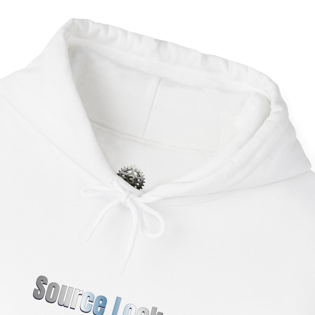 “Source Lock” Hoodie Sweatshirt- Sleeve Print Affirmation