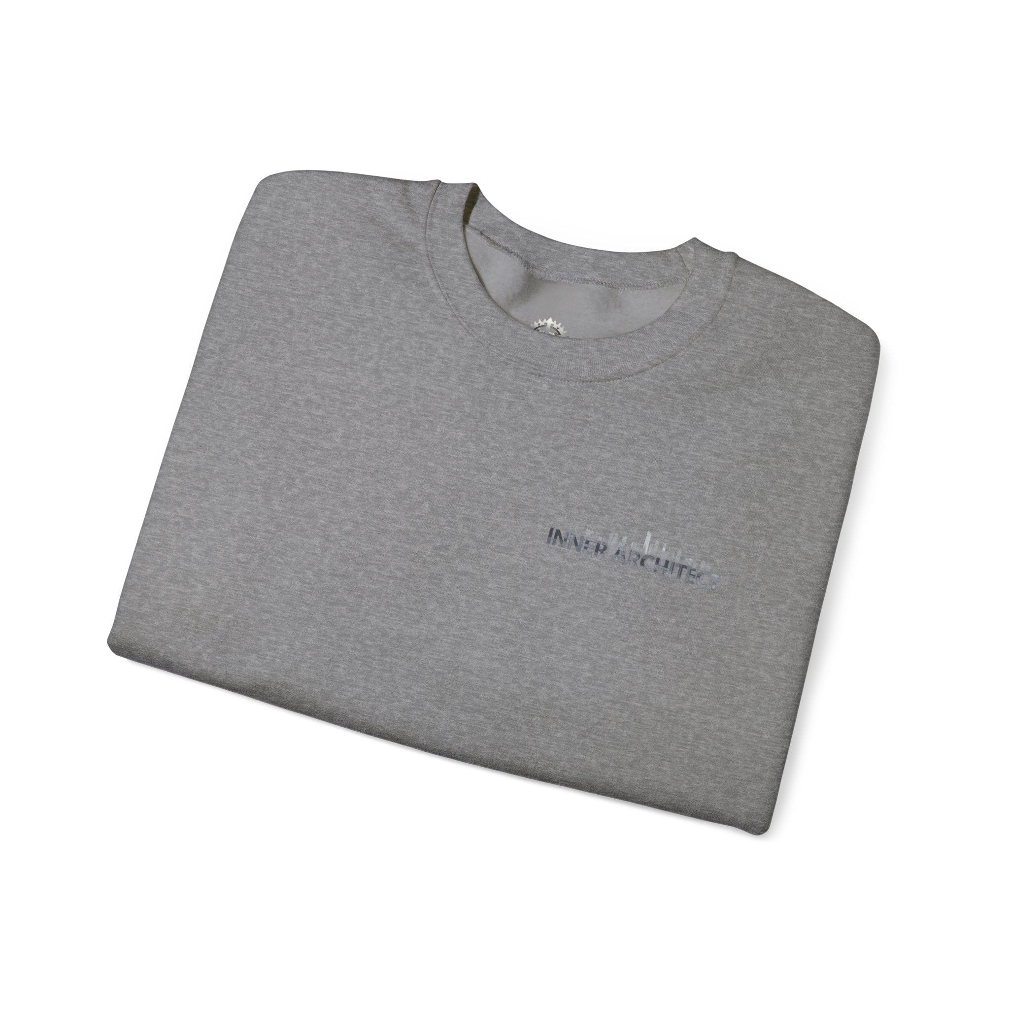 "Inner Architect" Crewneck Sweatshirt- Sleeve Printed Affirmation