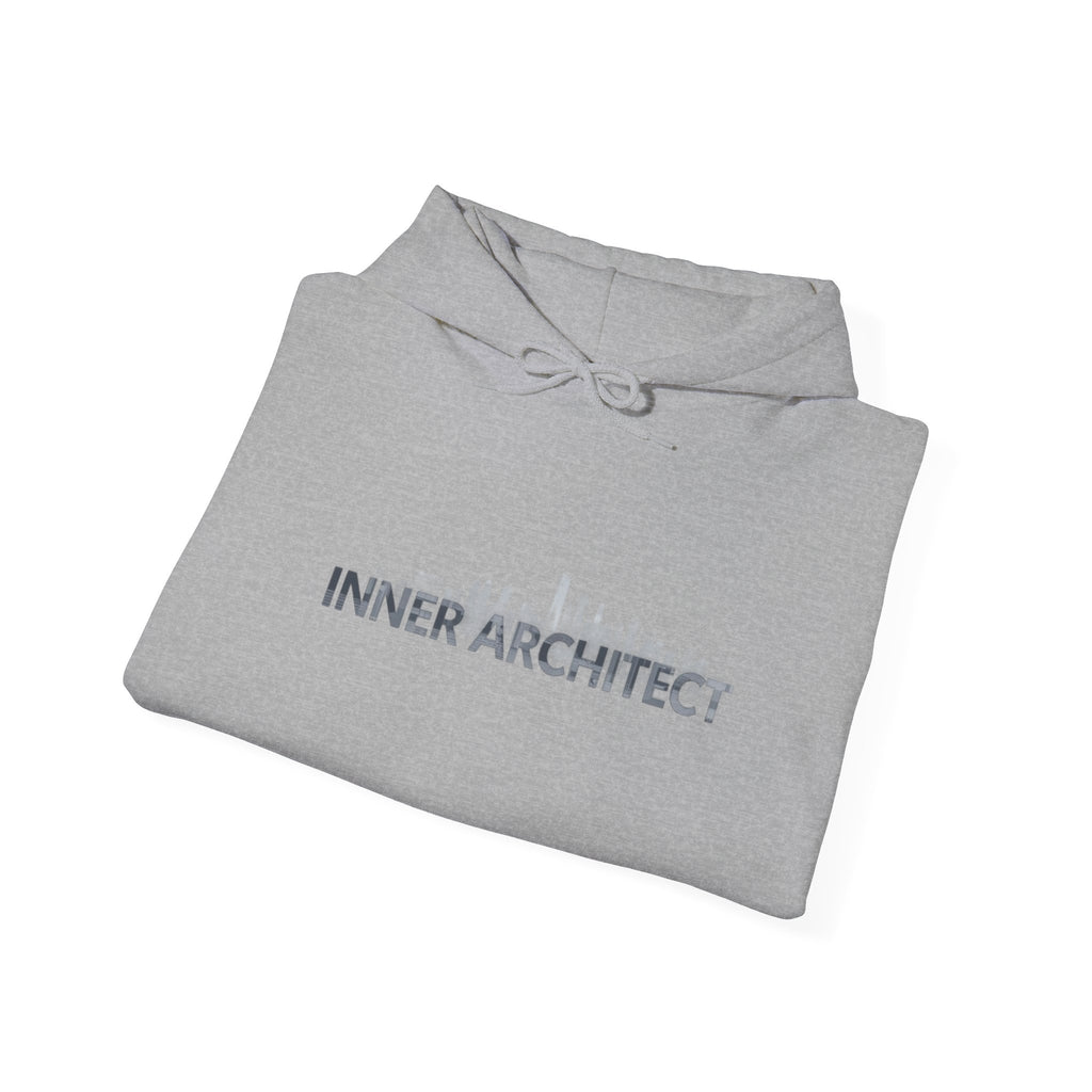 "Inner Architect" Hoodie Sweatshirt- Sleeve Printed Affirmation