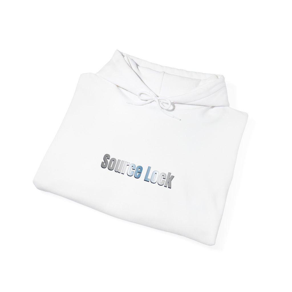 “Source Lock” Hoodie Sweatshirt- Sleeve Print Affirmation