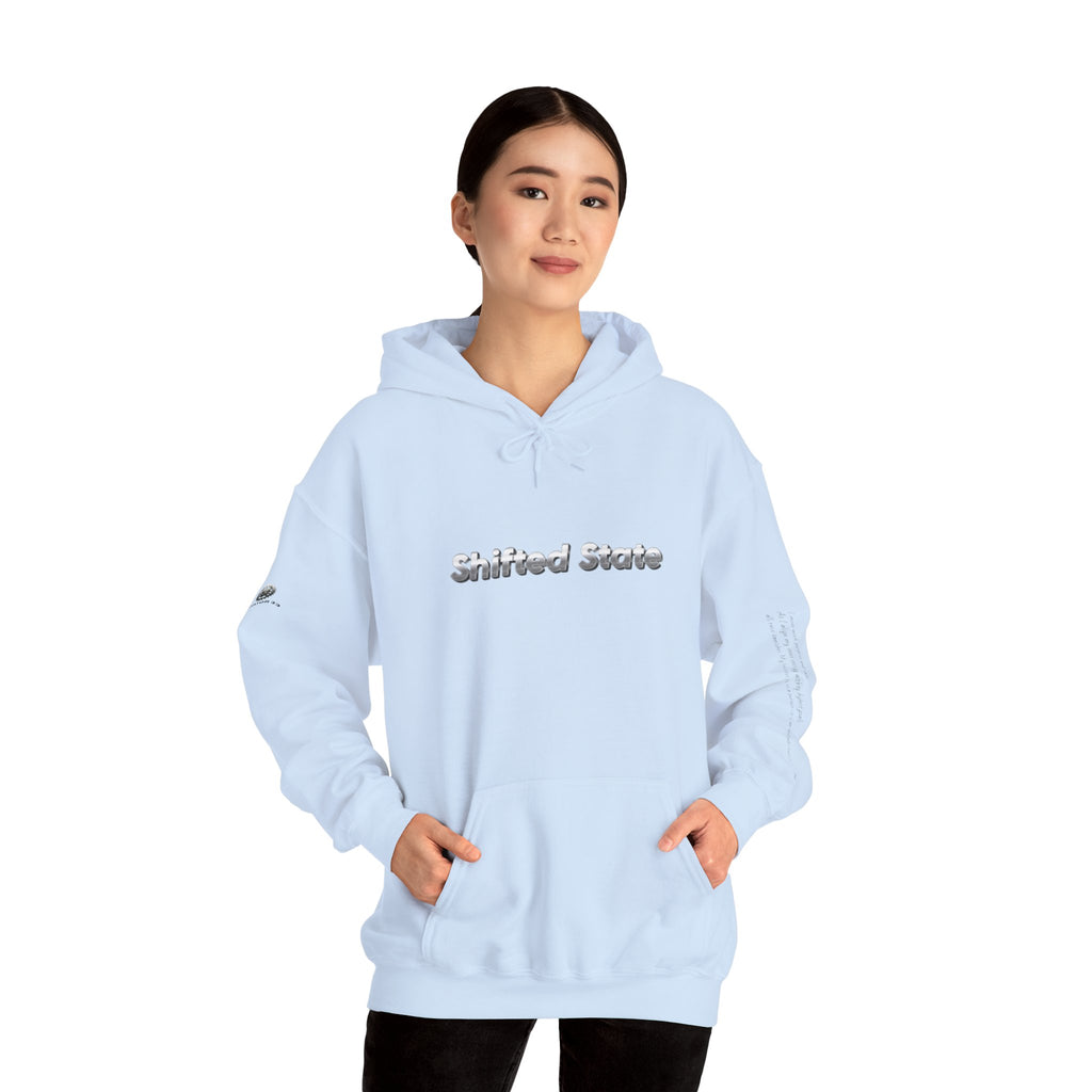 “Shifted State” Hoodie- Sleeve Print Affirmation