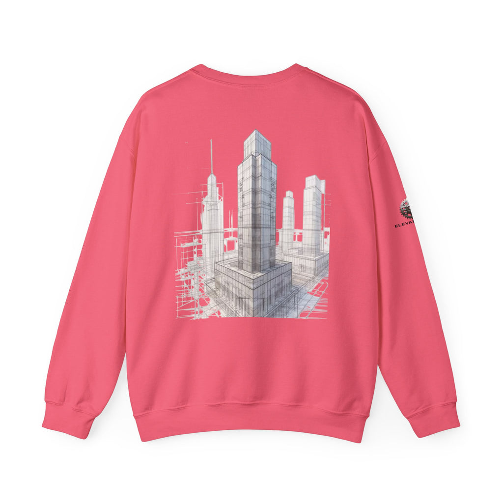 "Inner Architect" Crewneck Sweatshirt- Sleeve Printed Affirmation