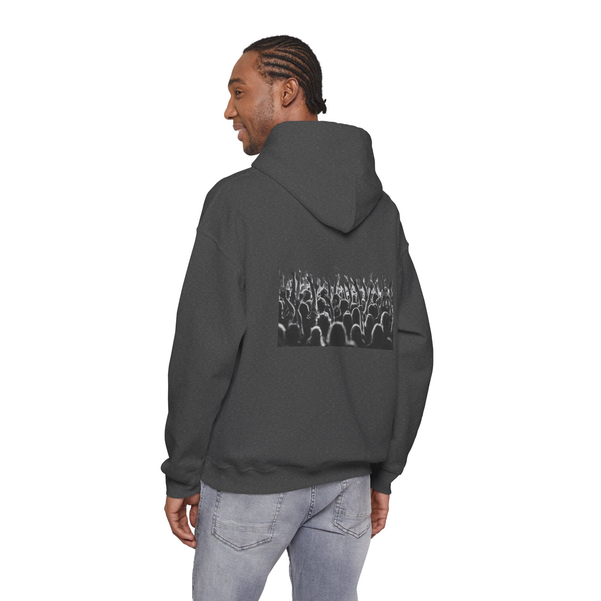 “Graphic Debut” Hoodie- Sleeve Printed Affirmation