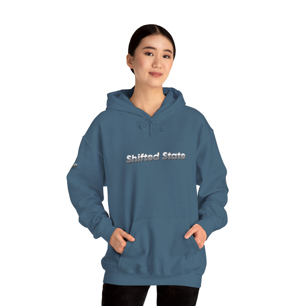 “Shifted State” Hoodie- Sleeve Print Affirmation