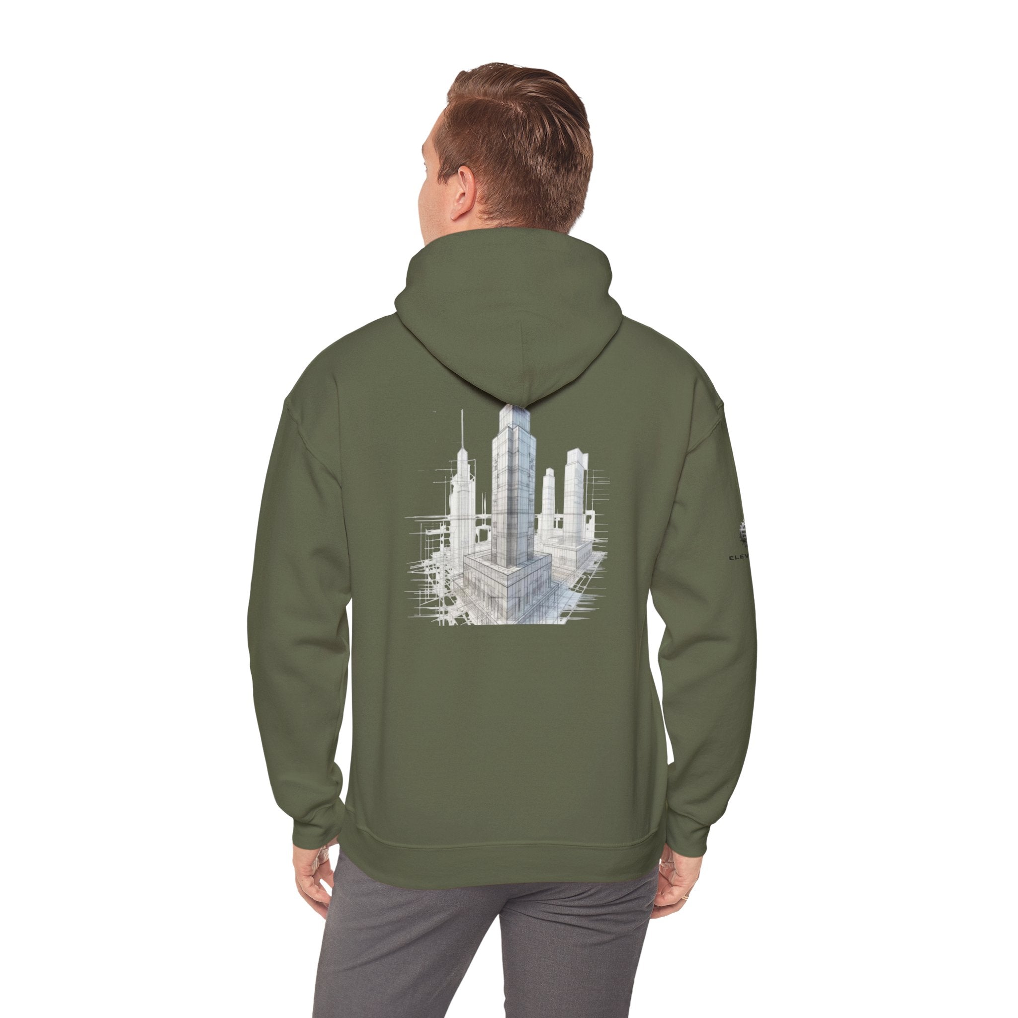 "Inner Architect" Hoodie Sweatshirt- Sleeve Printed Affirmation
