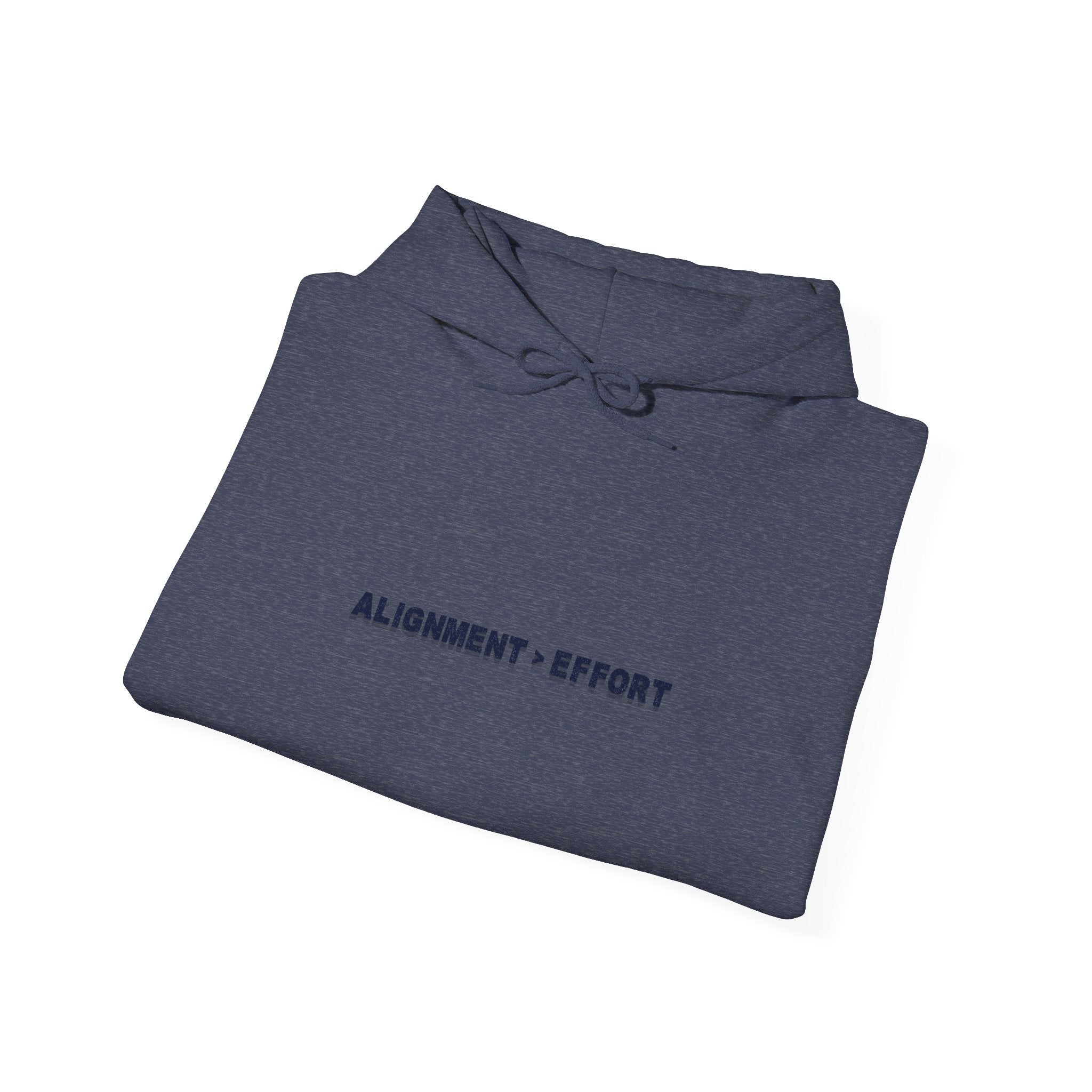 “Alignment > Effort” Hoodie - Sleeve Print Affirmation