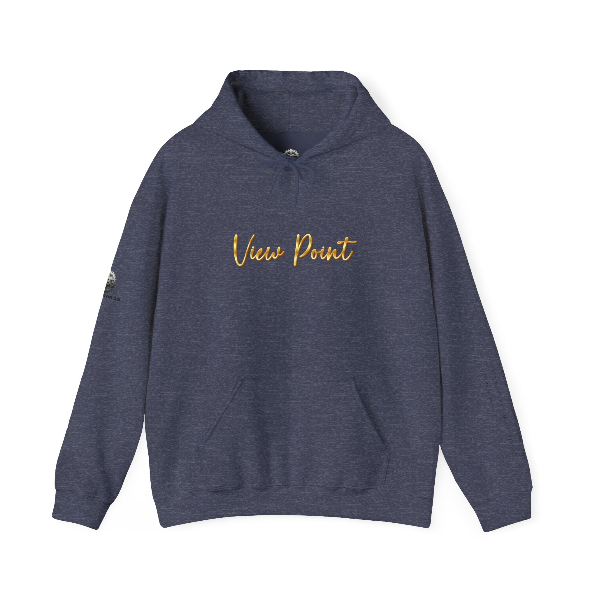 “View Point” Hoodie- Sleeve Print Affirmation