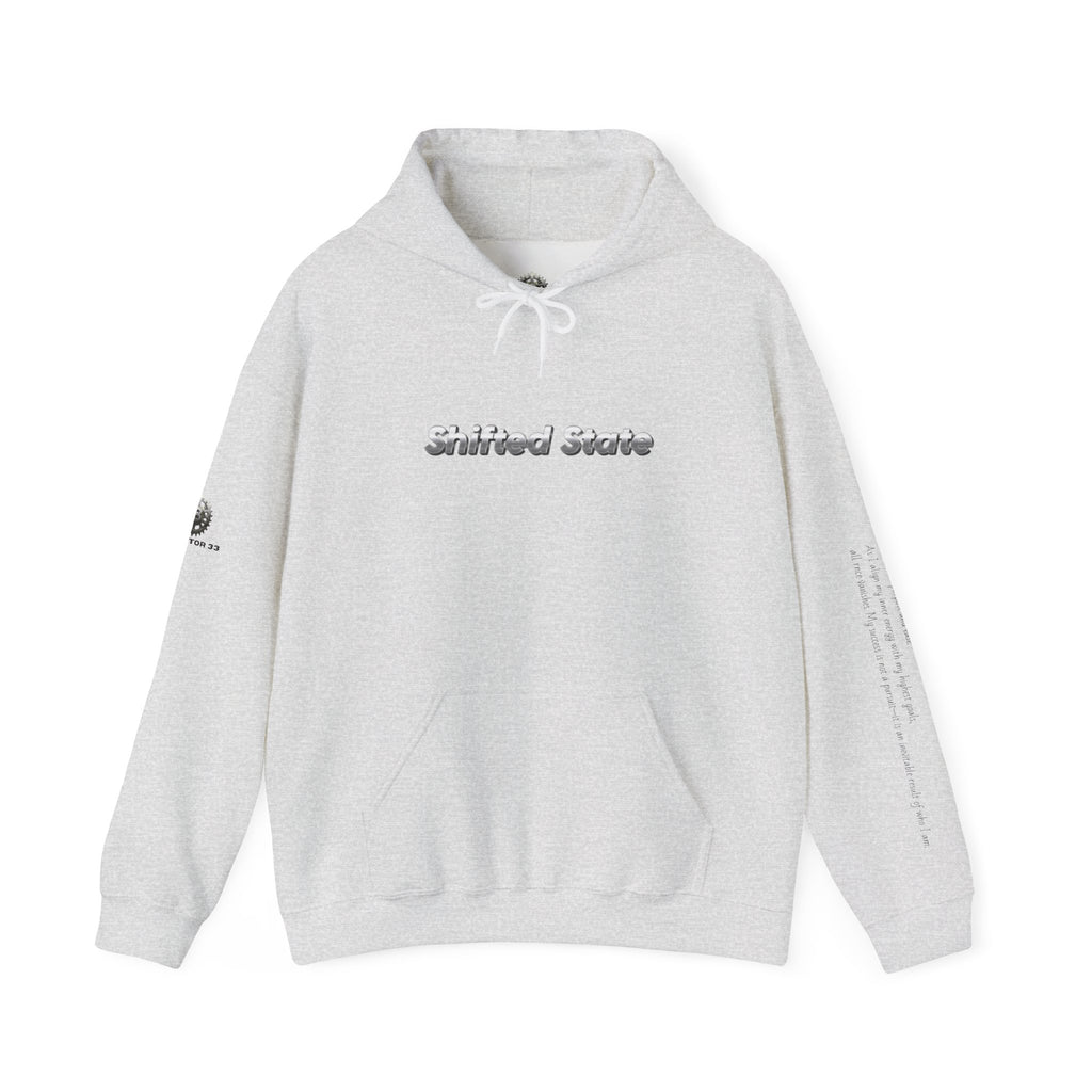 “Shifted State” Hoodie- Sleeve Print Affirmation