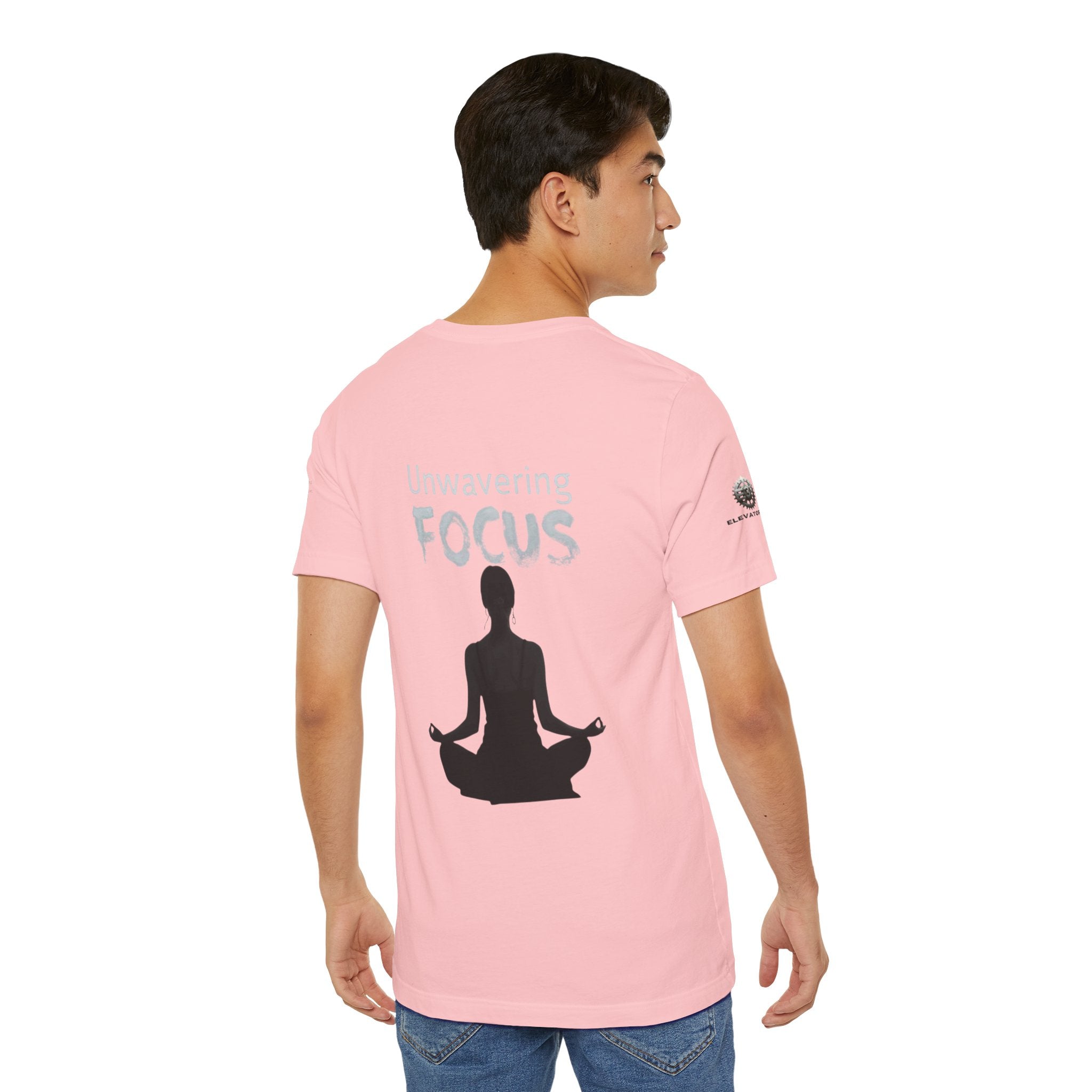 Unwavering Focus Tee — Affirmation Sleeve Graphic T-Shirt