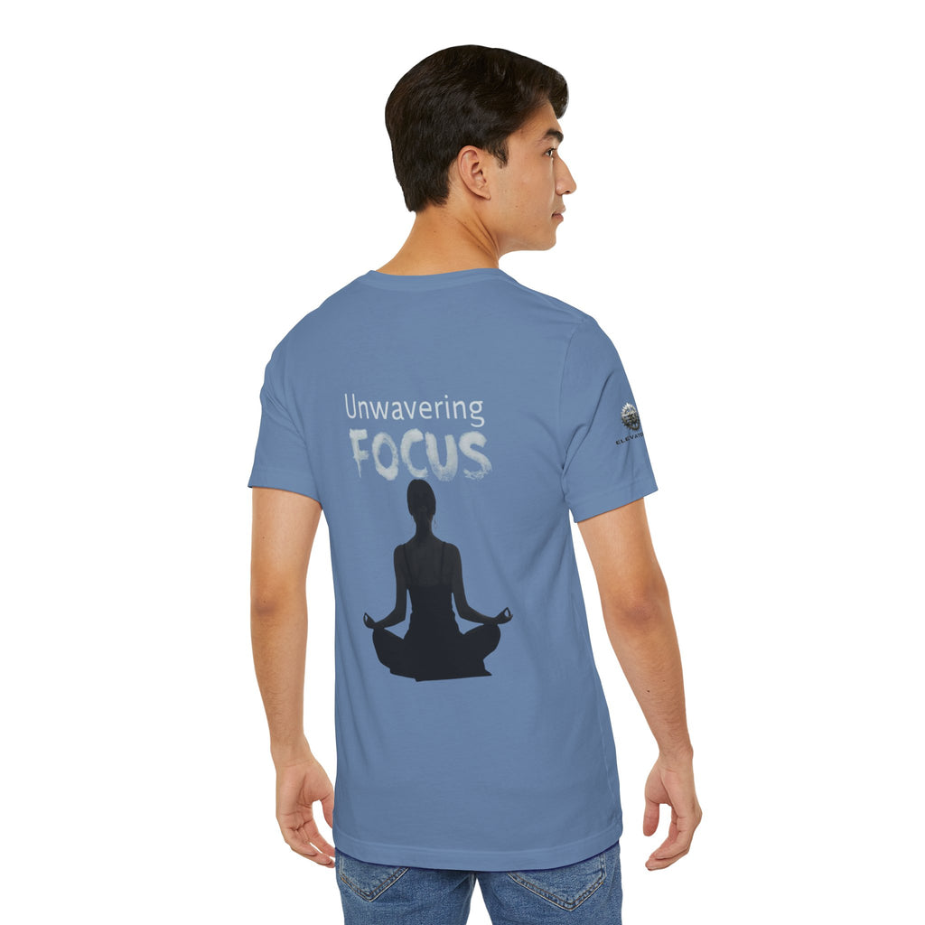Unwavering Focus Tee — Affirmation Sleeve Graphic T-Shirt
