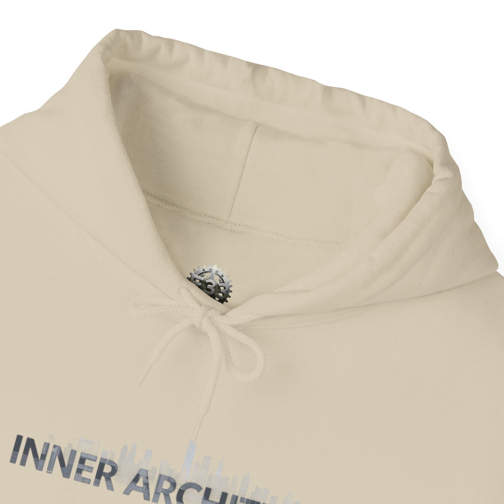 "Inner Architect" Hoodie Sweatshirt- Sleeve Printed Affirmation