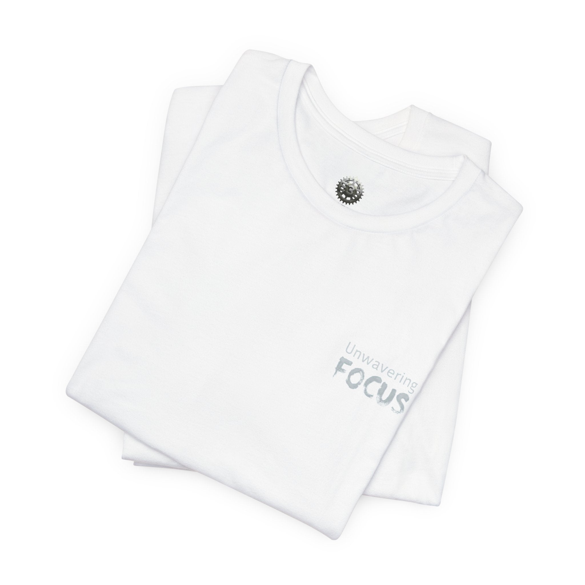 Unwavering Focus Tee — Affirmation Sleeve Graphic T-Shirt