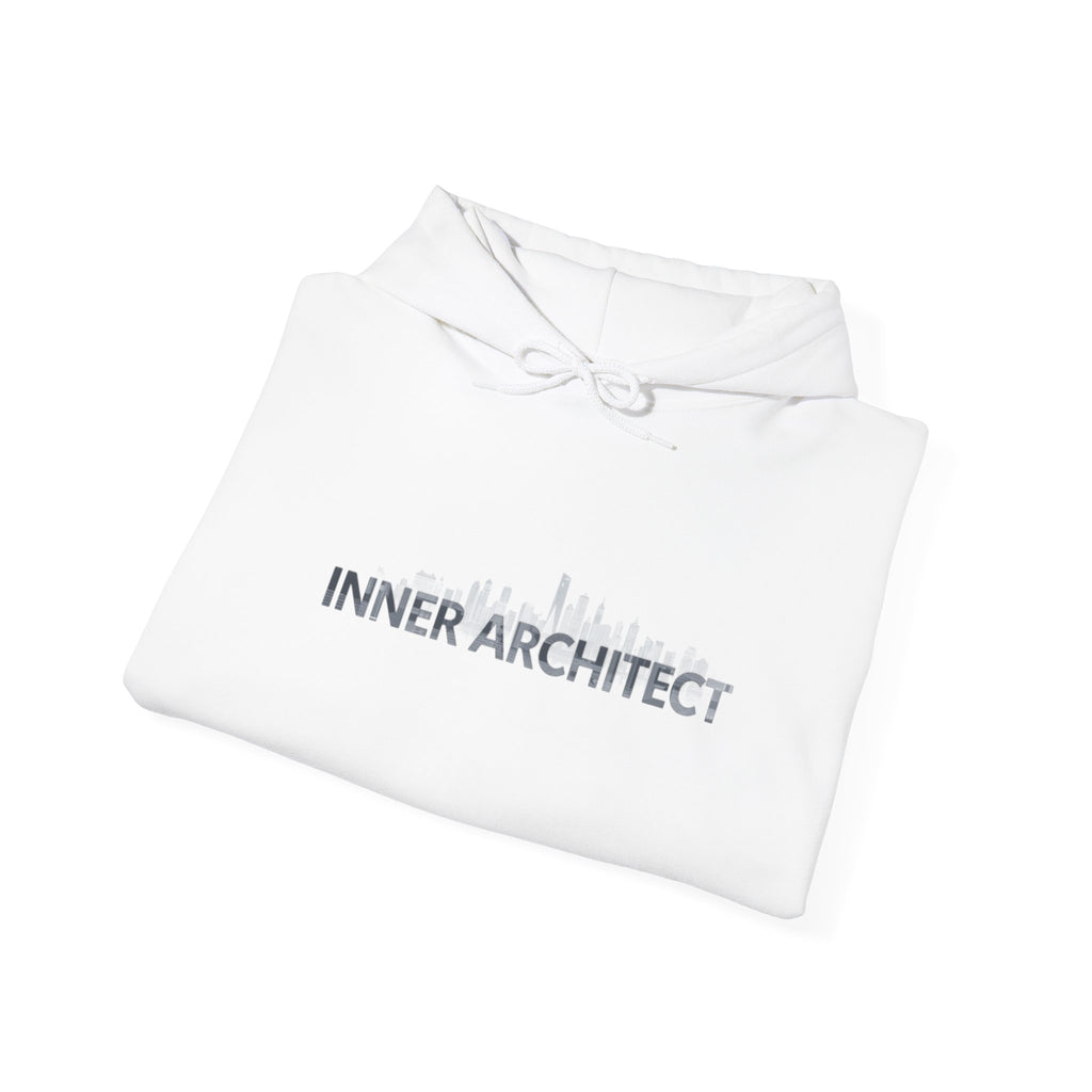 "Inner Architect" Hoodie Sweatshirt- Sleeve Printed Affirmation