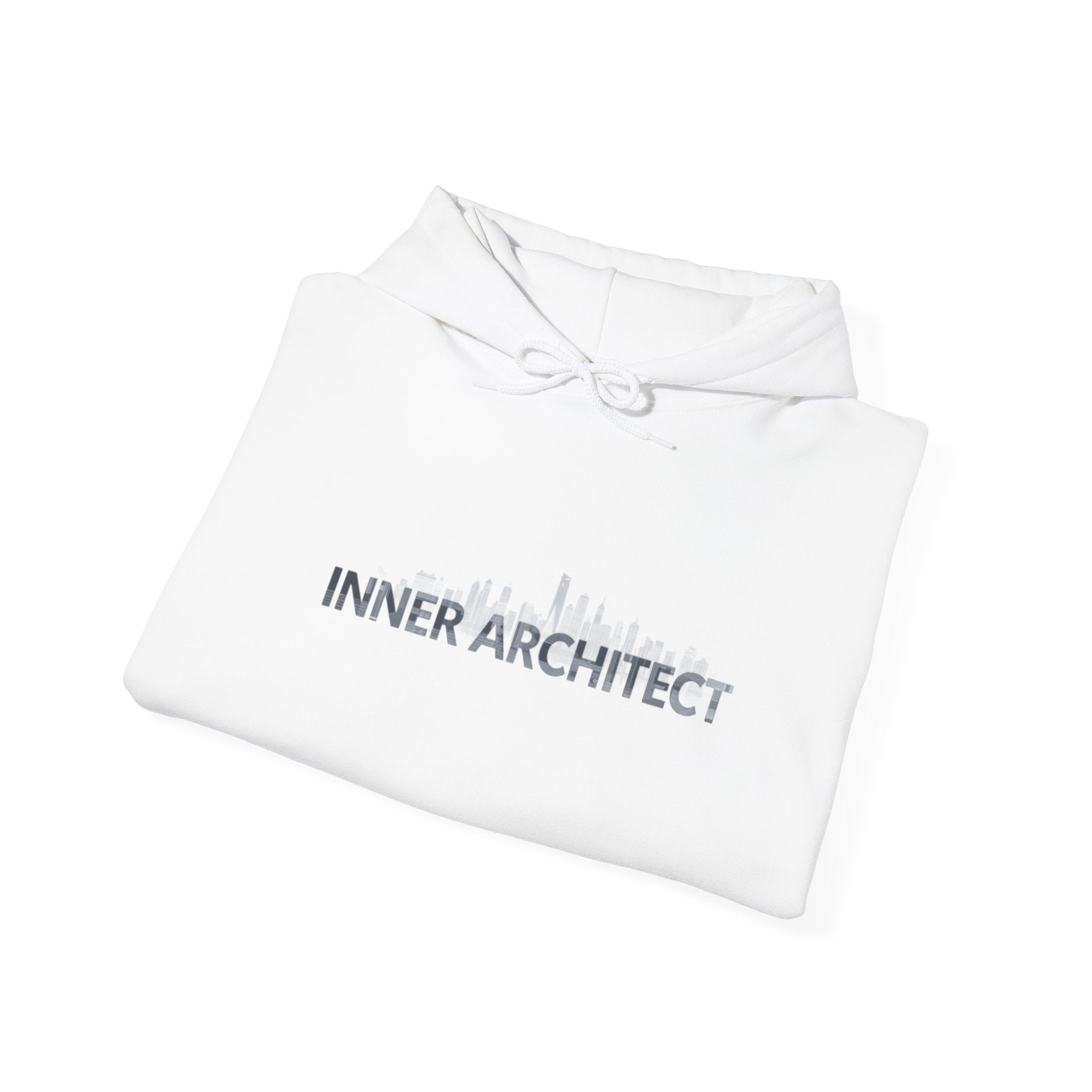 "Inner Architect" Hoodie Sweatshirt- Sleeve Printed Affirmation