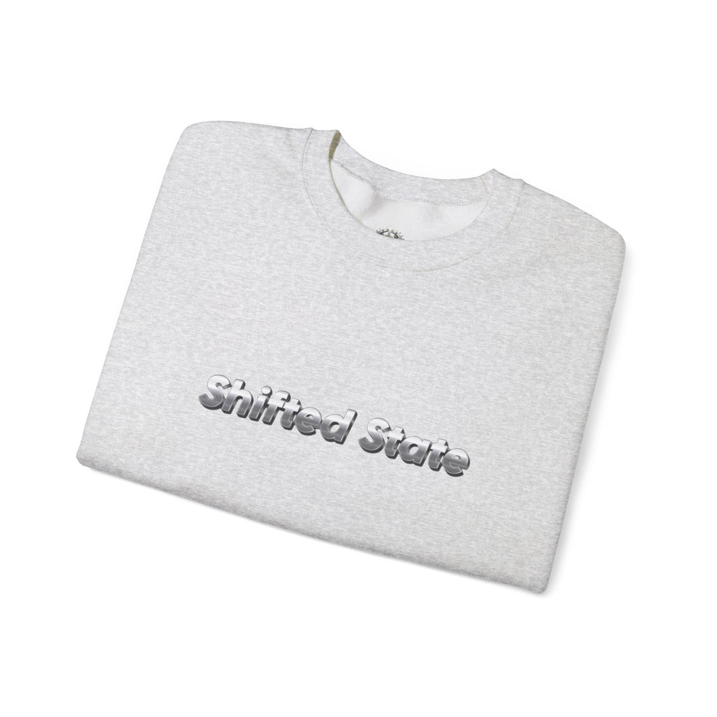“Shifted State” Crewneck Sweatshirt- Sleeve Print Affirmation