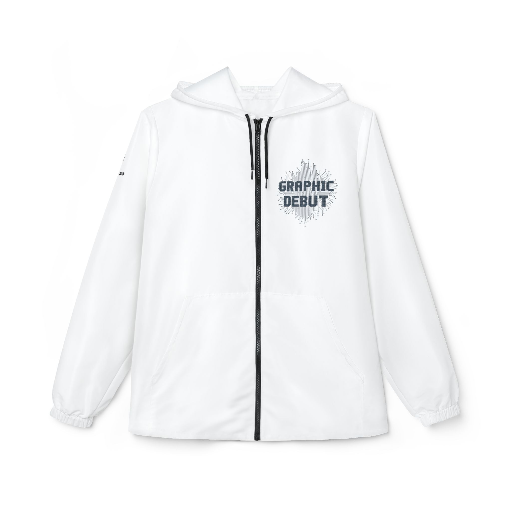 Copy of Graphic Debut Windbreaker Jacket — Elevator33 Logo, Cheering Crowd Back Print