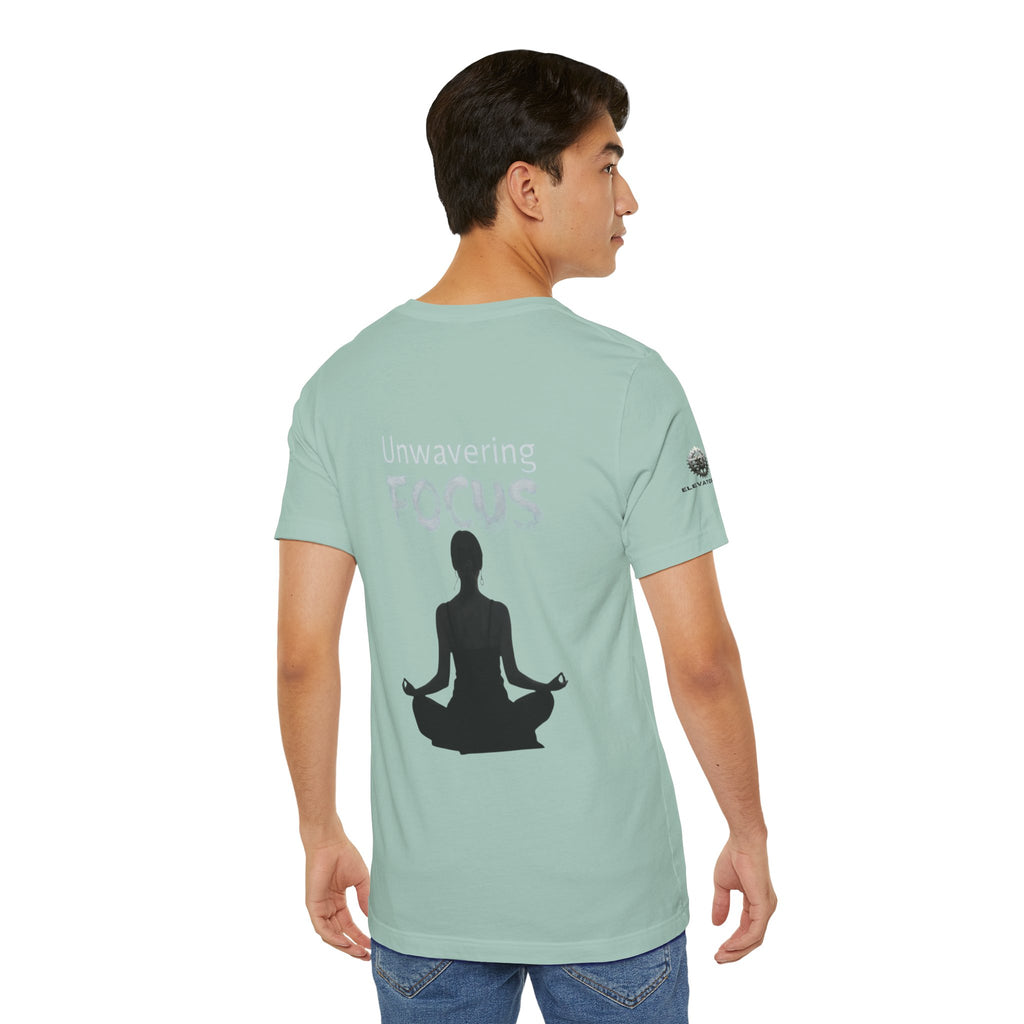 Unwavering Focus Tee — Affirmation Sleeve Graphic T-Shirt