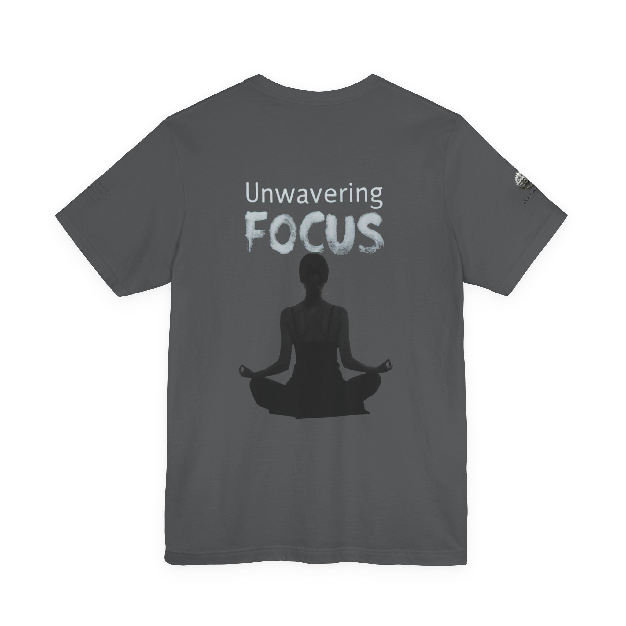 Unwavering Focus Tee — Affirmation Sleeve Graphic T-Shirt