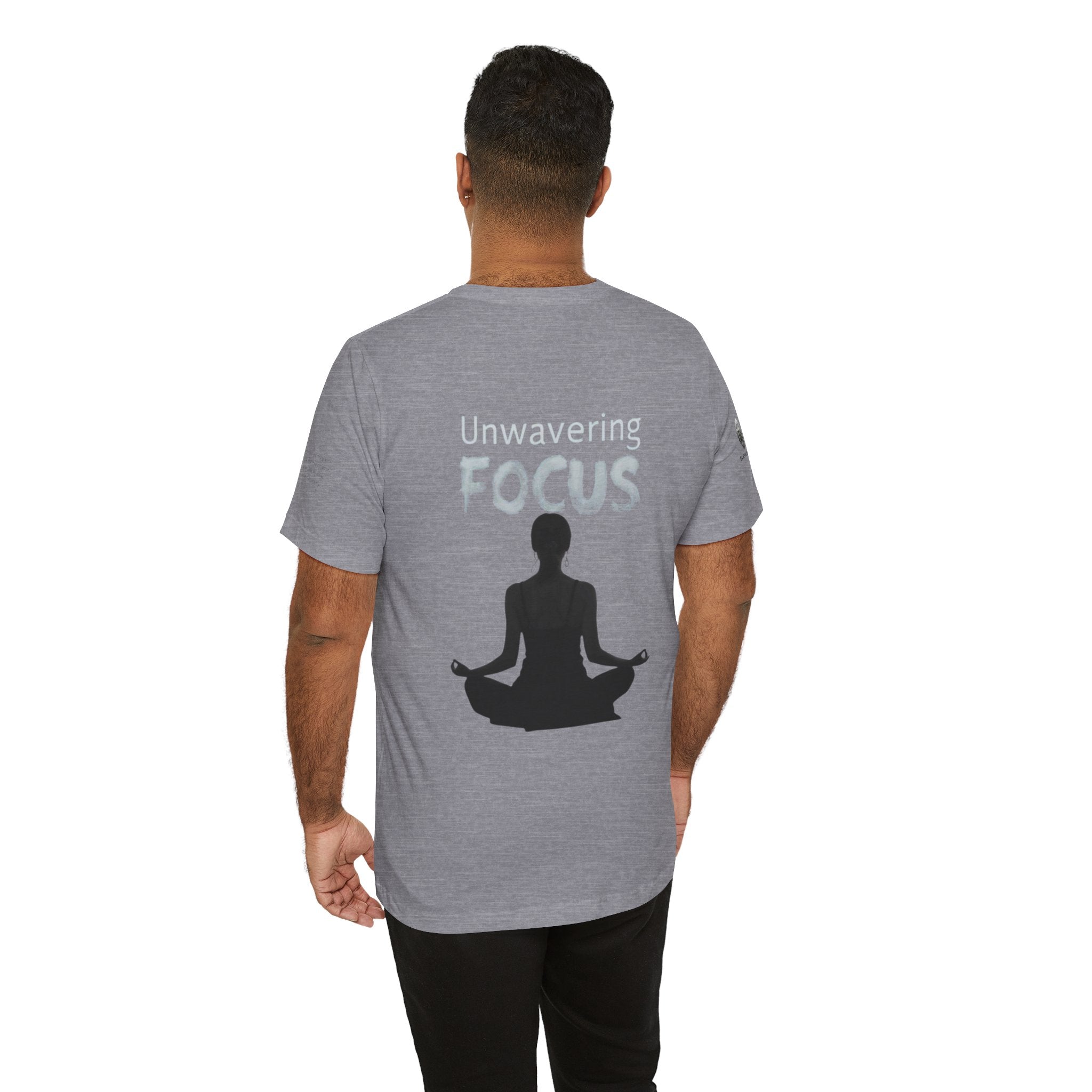 Unwavering Focus Tee — Affirmation Sleeve Graphic T-Shirt