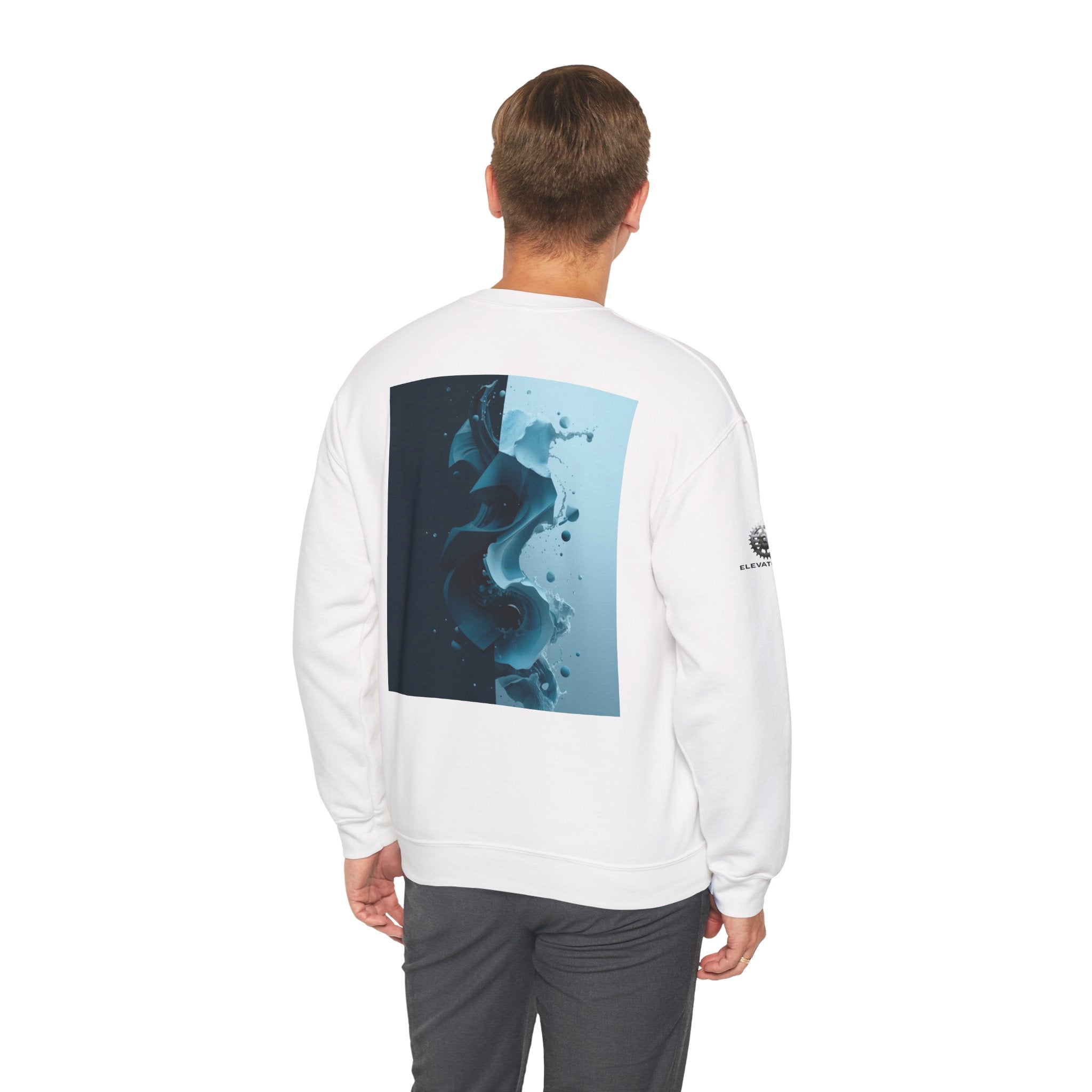 “Shifted State” Crewneck Sweatshirt- Sleeve Print Affirmation