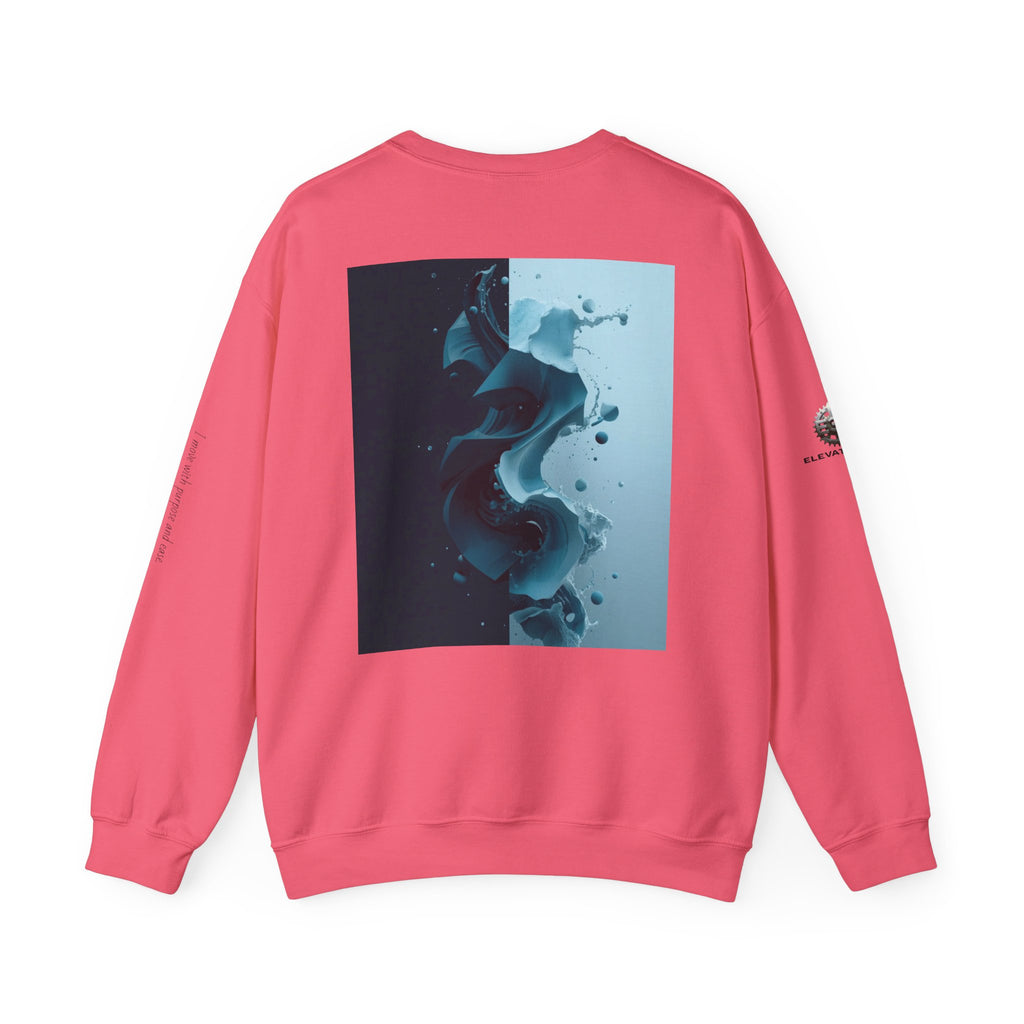“Shifted State” Crewneck Sweatshirt- Sleeve Print Affirmation