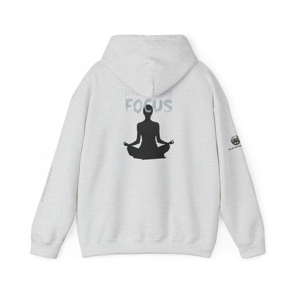 “Unwavering Focus” Hoodie- Sleeve Print Affirmation