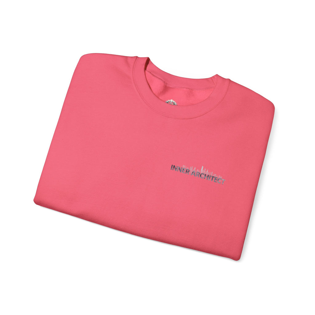 "Inner Architect" Crewneck Sweatshirt- Sleeve Printed Affirmation