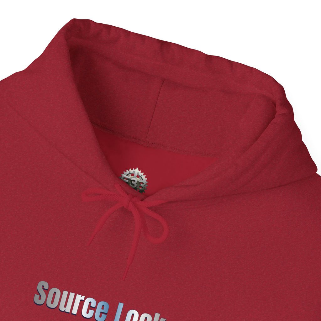 “Source Lock” Hoodie Sweatshirt- Sleeve Print Affirmation